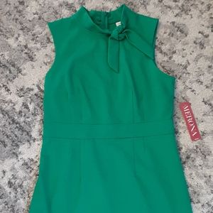 NWT Vintage Secretary Vibes Green Dress 6